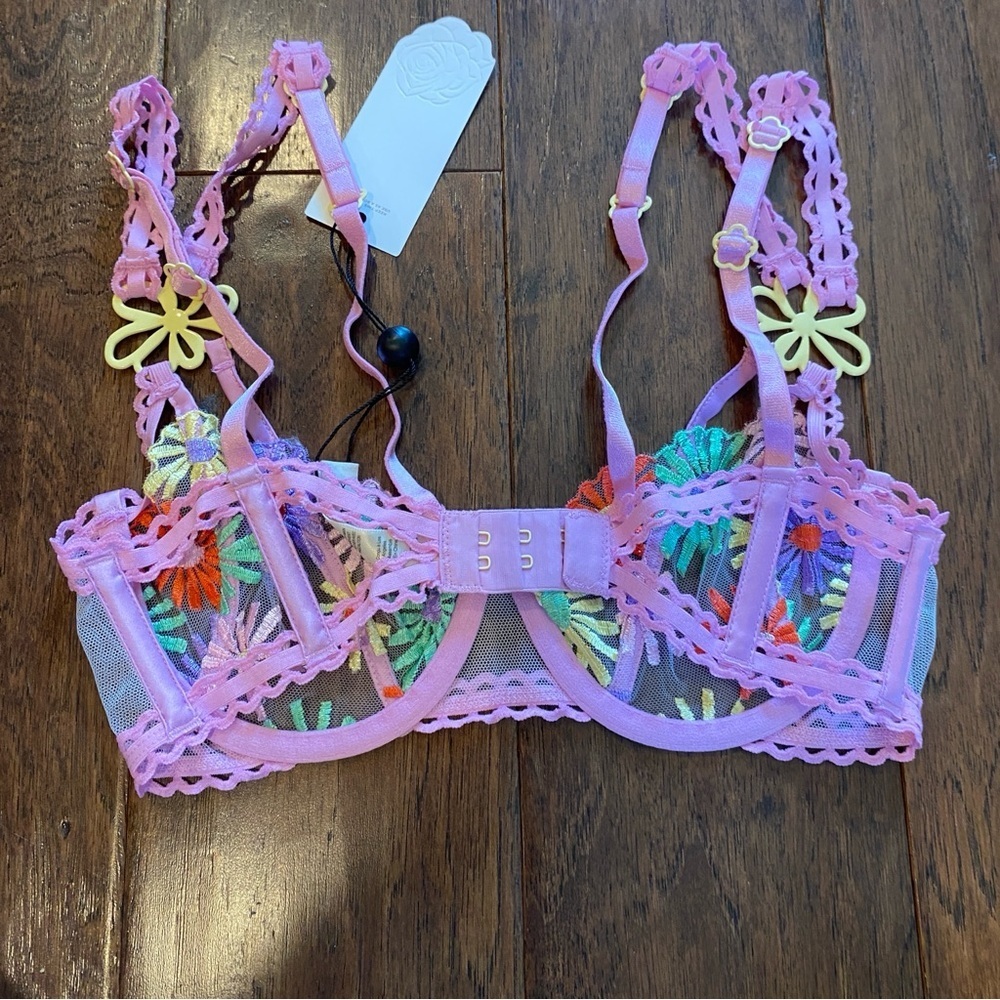 NWT XS For Love & Lemons Gia Underwire Bra - Picture 6 of 9
